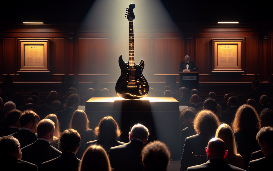 David Gilmour’s Black Strat Shatters Auction Records
